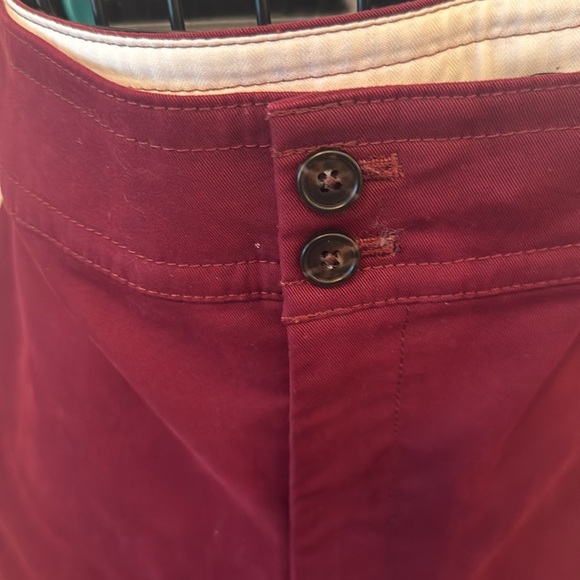 J. Crew Burgundy Wide Leg Pants - Picture 2 of 6